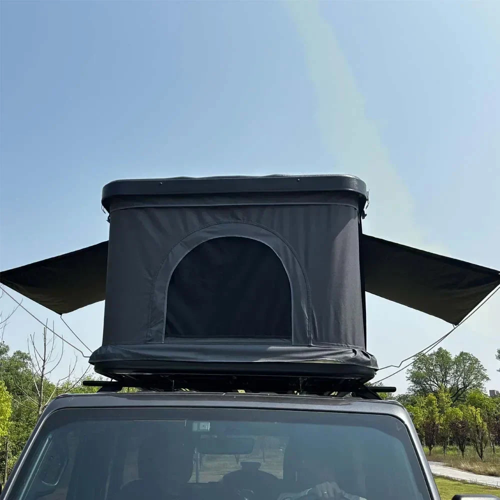 Tente de Toit 2-3 Personnes Rigide, Tente de Camping pour Véhicules Imperméable