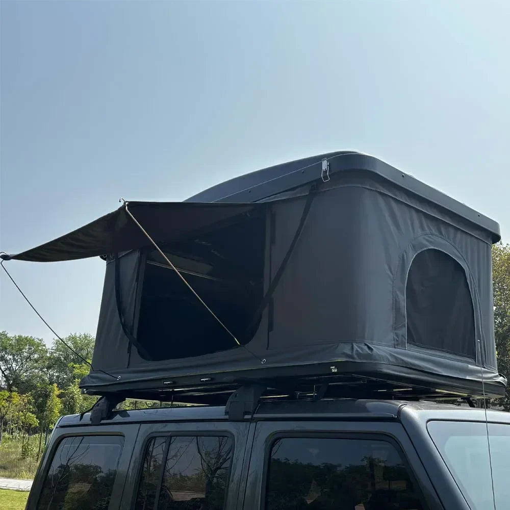 Tente de Toit 2-3 Personnes Rigide, Tente de Camping pour Véhicules Imperméable